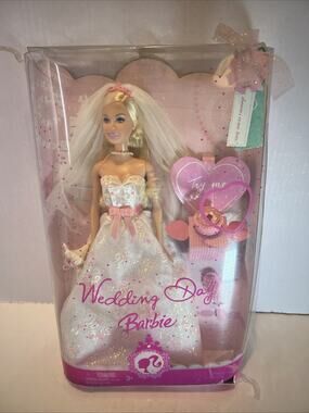 Rare - Barbie Wedding Day Doll 2007 Mattel M2778 NEW damaged Box Fast Shipping!!